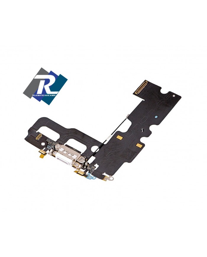 Flex Flat Dock Connettore Ricarica Microfono Dati Antenna per iPhone 7 Bianco