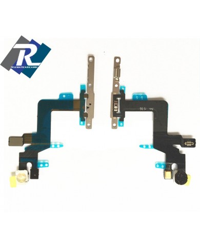 FLEX FLAT TASTO ACCENSIONE PULSANTE POWER ON OFF MICROFONO + FLASH  PER APPLE iPhone 6S PLUS