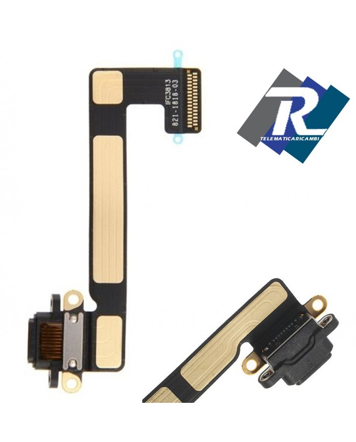Flex Flat Dock Connettore Ricarica Ipad mini 2 A1489 A1490 A1491 Mini 3 A1599 A1600 Colore Nero