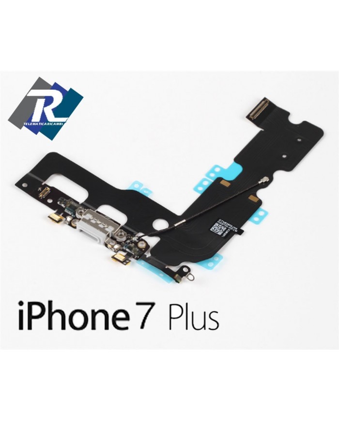 Flex Flat Dock Connettore Ricarica Microfono Dati Antenna iPhone 7 plus Bianco