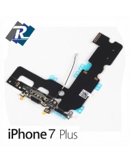 Flex Flat Dock Connettore Ricarica Microfono Dati Antenna iPhone 7 plus Nero