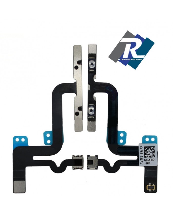 FLEX FLAT TASTI LATERALI VOLUME SWITCH MUTE VIBRAZIONE SILENZIOSO IPHONE 6S PLUS