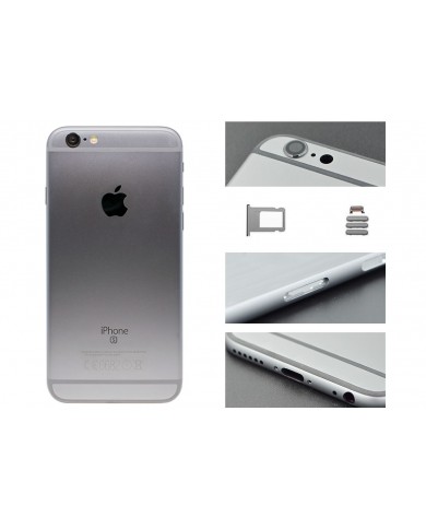 BACK COVER SCOCCA POSTERIORE TELAIO IPHONE 6S SPACE GRAY GRIGIO SIDERALE NERO