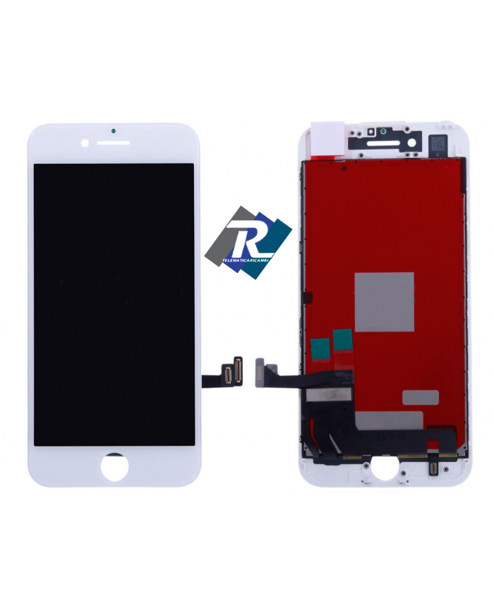 Display LCD Retina HD ORIGINALE  Touch Screen Vetro Schermo Apple iPhone 7 Bianco