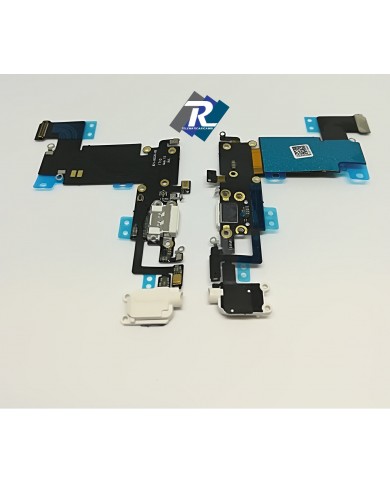 Flex Flat Dock Connettore Ricarica microfono IPHONE 6S Plus Bianco