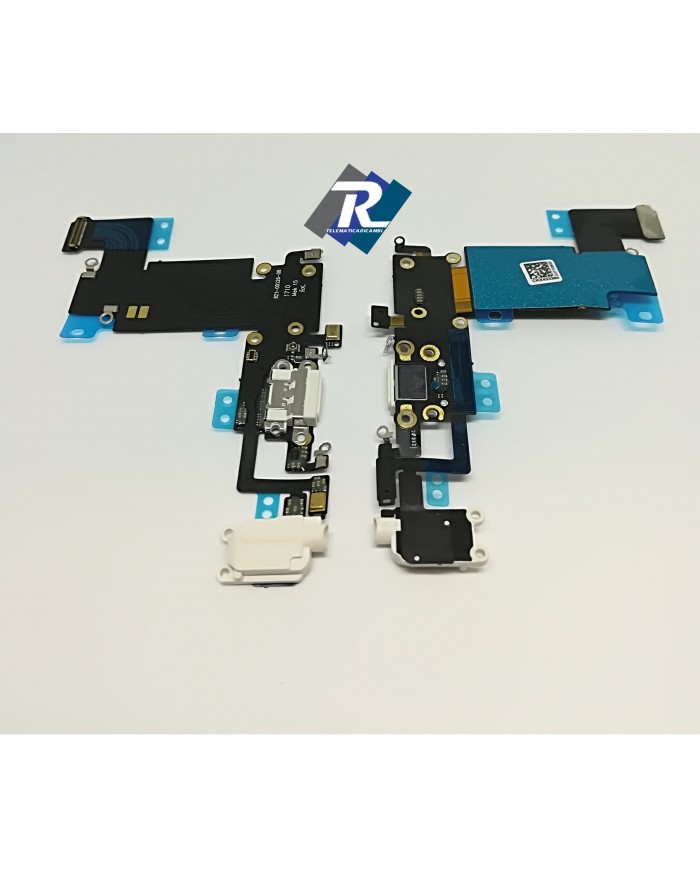 Flex Flat Dock Connettore Ricarica microfono IPHONE 6S Plus Bianco