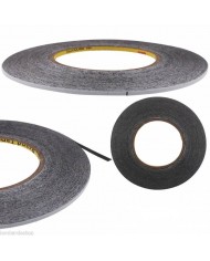 BIADESIVO DA 3 mm PER RIPARAZIONE TOUCH SCREEN BOBINA 50 METRI NERO