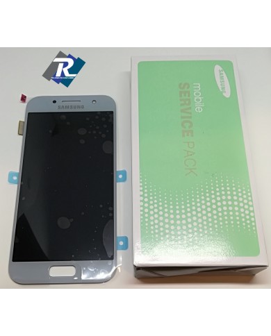 DISPLAY LCD TOUCH SCREEN PER SAMSUNG GALAXY A3 2017 SM-A320F BLUE SILVER