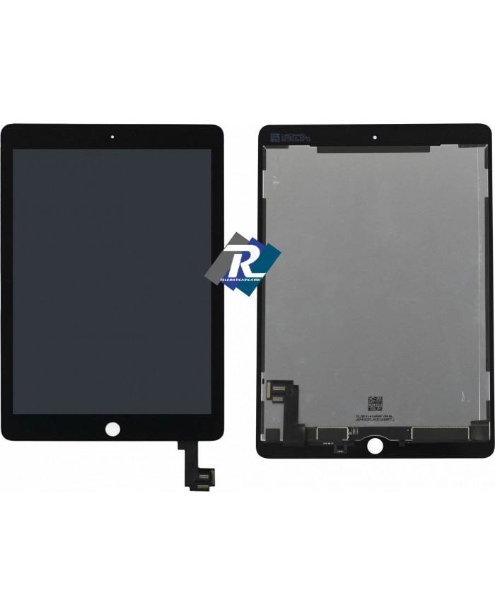 TOUCH SCREEN VETRO LCD DISPLAY APPLE iPad Air 2 Nero A1566 A1567 (iPad 6)