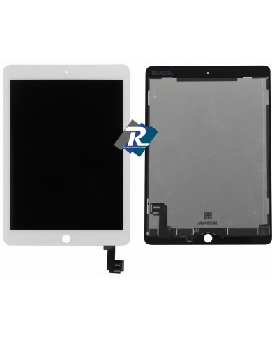 TOUCH SCREEN VETRO LCD DISPLAY APPLE iPad Air 2 Bianco A1566 A1567 (iPad 6)