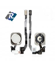 FLEX FLAT TASTO HOME COMPLETO BIANCO PER IPHONE 5S 5 S NO FUNZIONE IMPRONTA