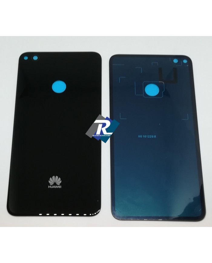 COPRI BATTERIA SCOCCA POSTERIORE VETRO Huawei P8 Lite 2017 PRA-LA1 - LX1 - LX3 Nero