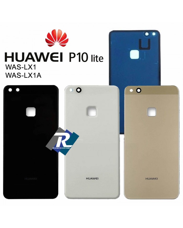COPRI BATTERIA SCOCCA POSTERIORE VETRO Huawei P10 Lite WAS-LX1 - WAS-LX1A BIANCO
