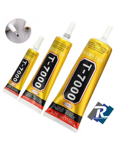 COLLA ADESIVA MULTIUSO T7000 50ml PER FRAME VETRI TOUCH LCD SAMSUNG APPLE HUAWEI LG