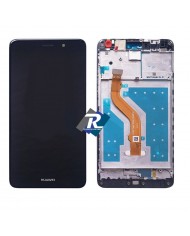 TOUCH SCREEN LCD DISPLAY Huawei Y7 2017 TRT-LX1 LX3 NOVA LITE PLUS Nero + FRAME