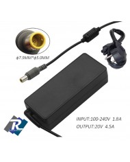 Alimentatore 20V 4.5A 90W 7.9*5.0 per Lenovo T400 SL500 E435 R61 W520