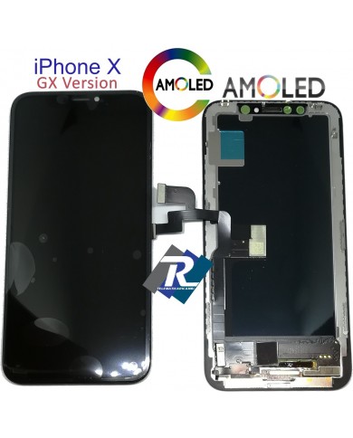 Display LCD OLED Touch Screen Vetro Schermo Apple iPhone X