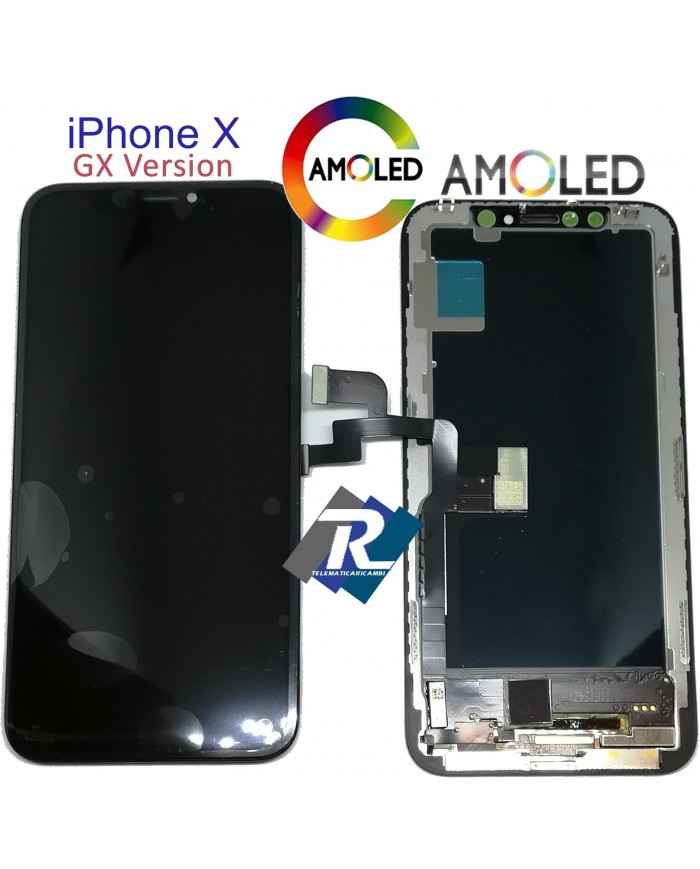 Display LCD OLED Touch Screen Vetro Schermo Apple iPhone X