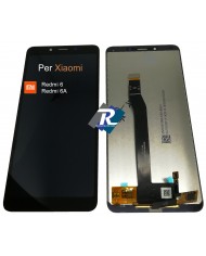 TOUCH SCREEN VETRO LCD DISPLAY PER XIAOMI Redmi 6 - 6A NERO NO FRAME
