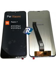 TOUCH SCREEN VETRO LCD DISPLAY PER XIAOMI REDMI 7 M1810F6LE M1810F6LG NERO
