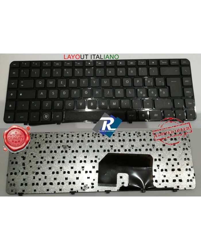 Tastiera ITALIANA Per HP Pavilion DV6-3000 compatibile con LX8 -AELX8I00010 NERA