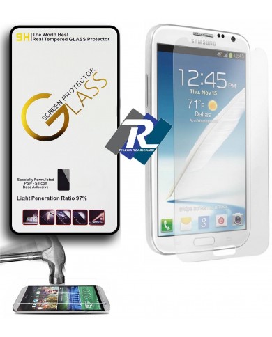 Pellicola Vetro Temperato per Samsung Galaxy Note 2