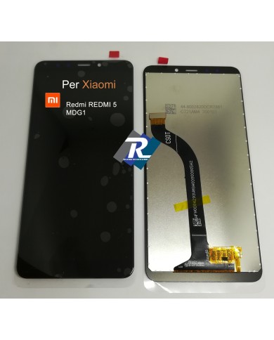 TOUCH SCREEN VETRO LCD DISPLAY PER XIAOMI REDMI 5 MDG1 NERO