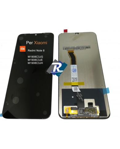 TOUCH SCREEN LCD DISPLAY XIAOMI REDMI NOTE 8 M1908C3JG M1908C3JE M1908C3JH NERO