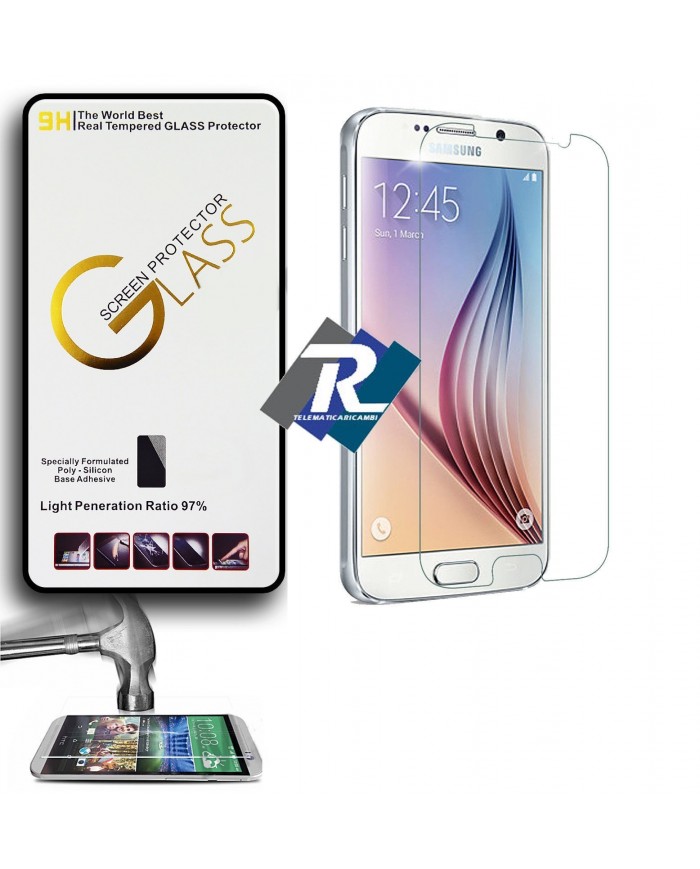Pellicola Vetro Temperato per Samsung Galaxy S6 G920F