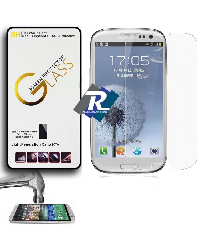 Pellicola Vetro Temperato per Samsung S4 i9500 I9505
