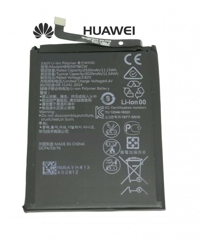 BATTERIA HUAWEI HB405979ECW Y5 2018 NOVA SMART HONOR 6C  Y6 2019  sostituisce originale