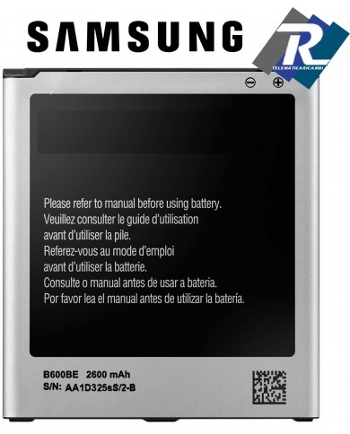 BATTERIA SAMSUNG B600BE PER GALAXY S4 i9500 i9505 2600 mAh NFC sostituisce ORIGINALE
