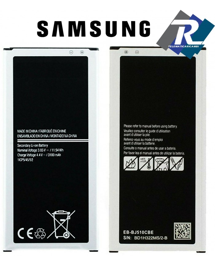 BATTERIA SAMSUNG EB-BJ510CBC BJ510CBE GALAXY J5 2016 J510F SM-J510
