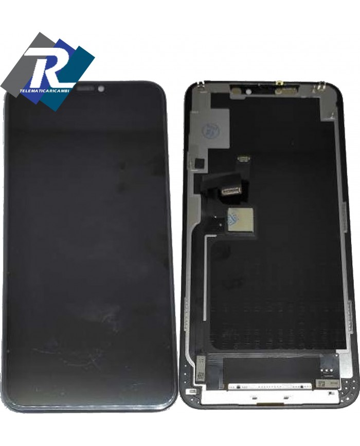 LCD APPLE IPHONE 11 PRO MAX DISPLAY TOUCH SCHERMO INCELL A2161 A2220 A2218 NERO