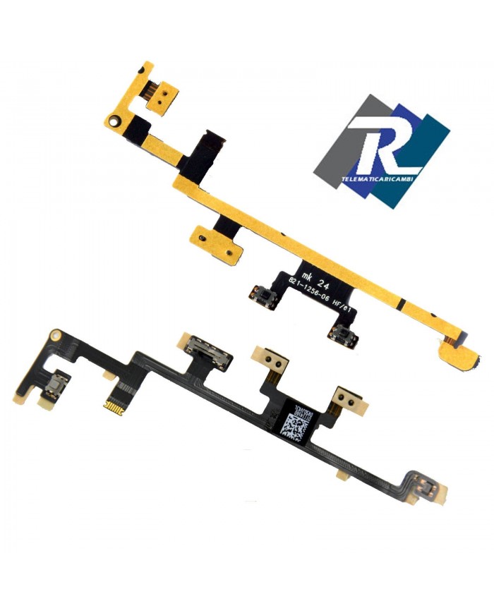 TASTO ACCENSIONE ON OFF FLEX FLAT TASTI LATERALI e VOLUME PER APPLE IPAD 3 e 4 