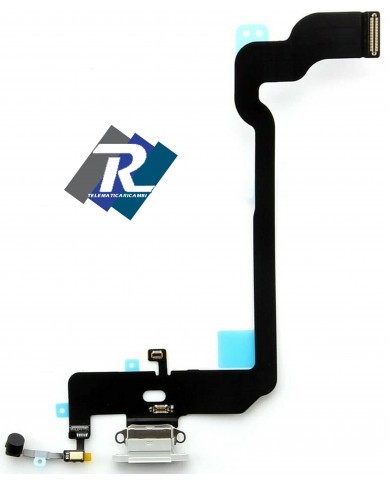 CONNETTORE RICARICA APPLE IPHONE XS A1920 A2097 A2098 A2100 DOCK CARICA BIANCO