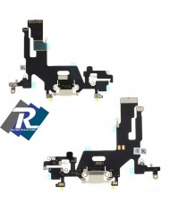 CONNETTORE RICARICA APPLE IPHONE 11 FLAT MICROFONO JACK DOCK USB CARICA BIANCO