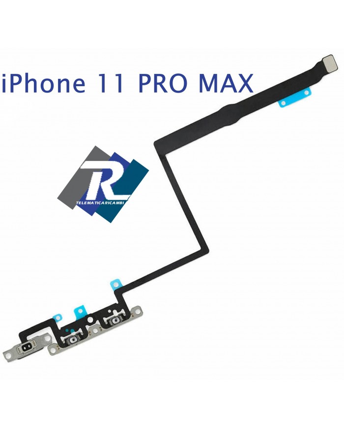 FLEX FLAT TASTI VOLUME APPLE IPHONE 11 PRO MAX TASTO SILENZIOSO MUTO VIBRAZIONE