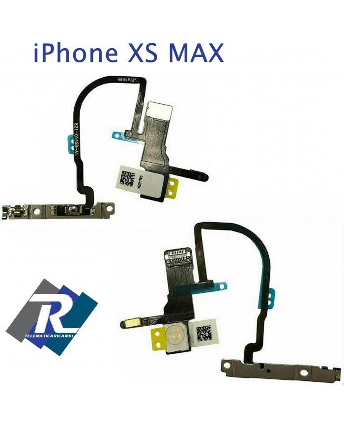 FLEX FLAT TASTO ON OFF POWER ACCENSIONE APPLE IPHONE XS MAX FLASH MICROFONO