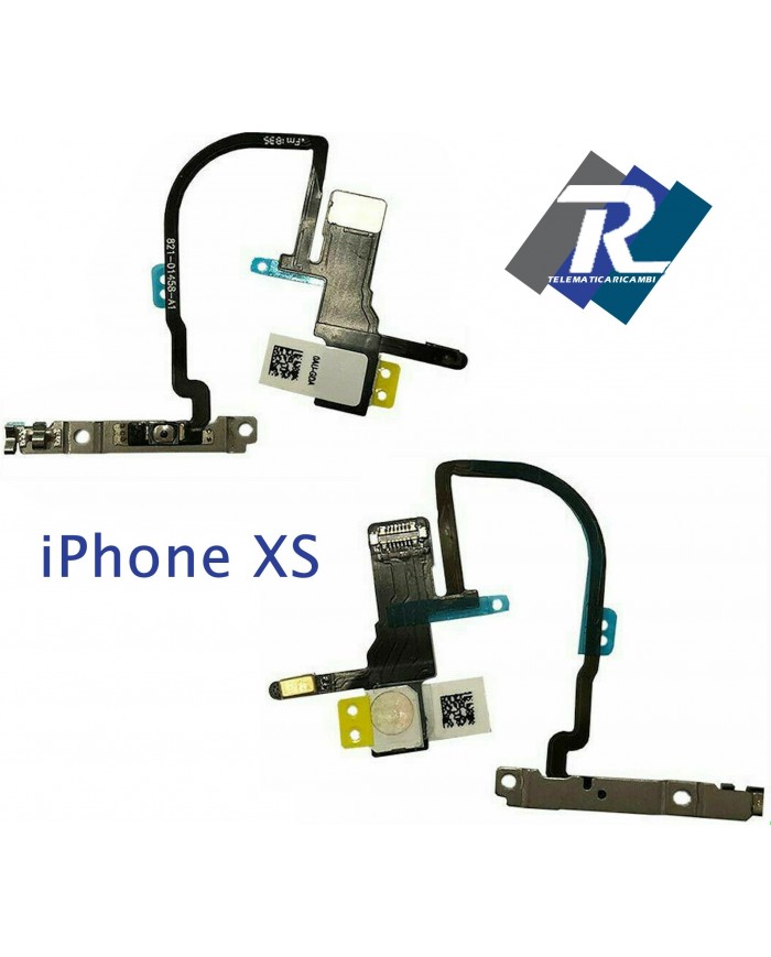 FLEX FLAT POWER TASTO ON OFF ACCENSIONE APPLE IPHONE XS FLASH MICROFONO
