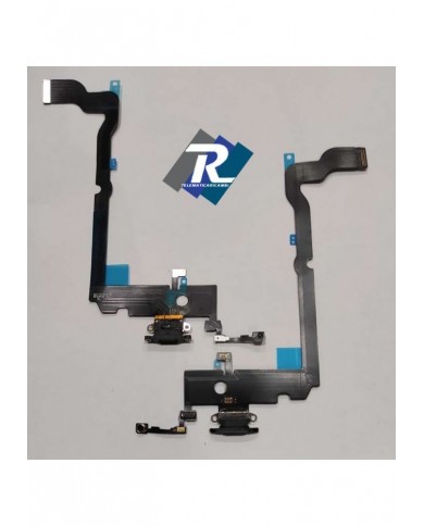 CONNETTORE RICARICA APPLE IPHONE XS MAX A1921 A2101 A2104 DOCK MICROFONO NERO