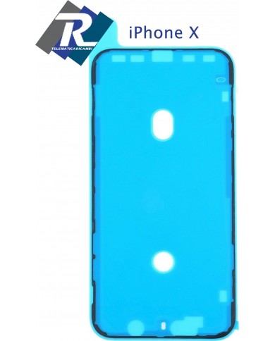 BIADESIVO GUARNIZIONE ANTI INFILTRAZIONE FISSAGGIO LCD DISPLAY APPLE IPHONE X