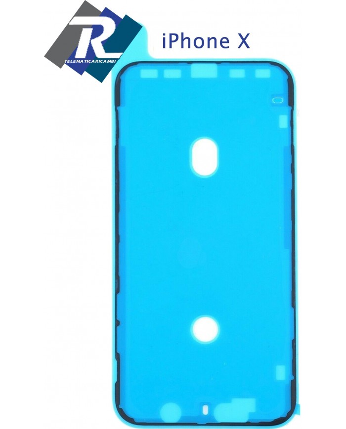 BIADESIVO GUARNIZIONE ANTI INFILTRAZIONE FISSAGGIO LCD DISPLAY APPLE IPHONE X
