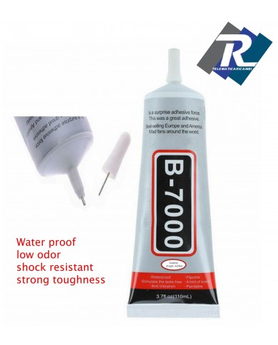 COLLA ADESIVA MULTIUSO B7000 FRAME VETRI TOUCH LCD SAMSUNG APPLE HUAWEI LG HNBC 110ml