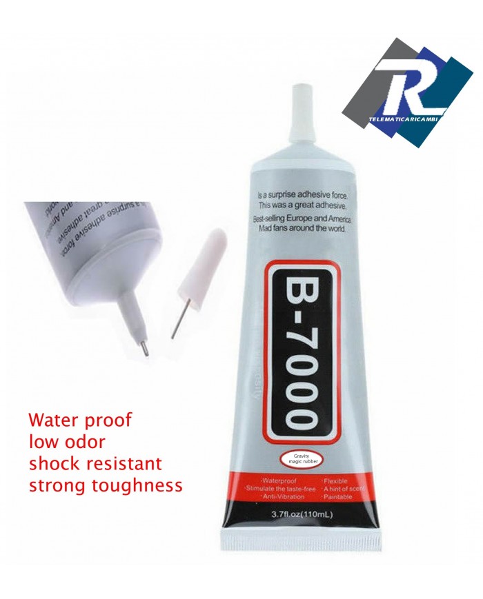 COLLA ADESIVA MULTIUSO B7000 FRAME VETRI TOUCH LCD SAMSUNG APPLE HUAWEI LG HNBC 110ml