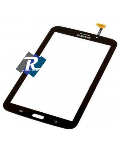TOUCH SCREEN SCHERMO SAMSUNG GALAXY Tab 3 SM-T211 GT-P3200 7" NERO BIADESIVO