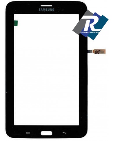 TOUCH SCREEN VETRO SAMSUNG GALAXY TAB 3 LITE SM T111 7" 3G WIFI NERO BIADESIVO