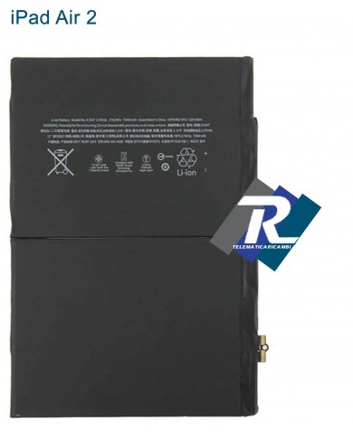Batteria iPad Air 2 Compatibile Apple A1566 - A1567 7340 mAh Sostit. Originale