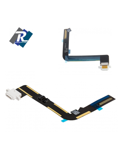 CONNETTORE DI RICARICA IPAD 6 2018 DOCK FLEX FLAT CARICA DATI A1893 A1954 BIANCO
