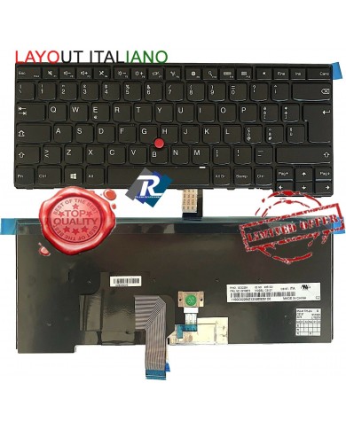 Tastiera italiana Lenovo ThinkPad T440 T440p T440s T450s L460 NERA
